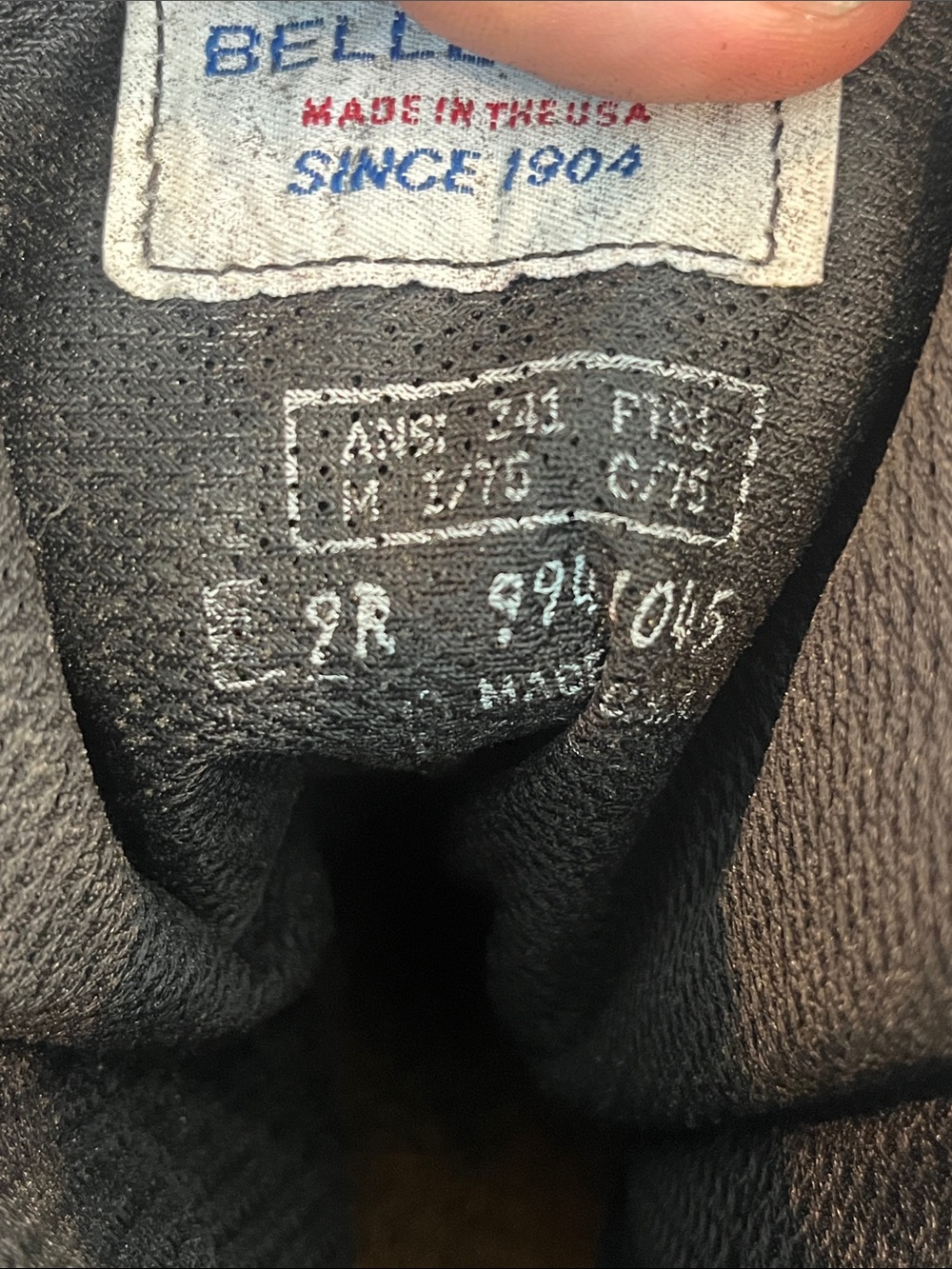 Military-Style Steel Toe Black Work Boot / size 9 - Picture 12 of 12